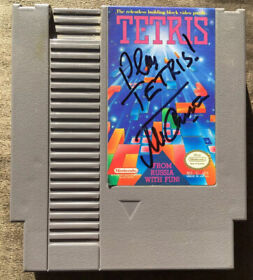 Alexey Pajitnov Signed Tetris Creator NES Nintendo Game Authentic Autographed