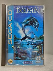 Ecco the Dolphin (Sega CD, 1993) Authentic, CIB, With registration card.