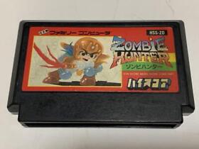 Famicon FC Zombie Hunter Classic NES Nintendo Famicom 8-bit Game Cartridge