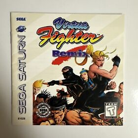 Virtua Fighter Remix [Not for Resale]- Sega Saturn MANUAL ONLY