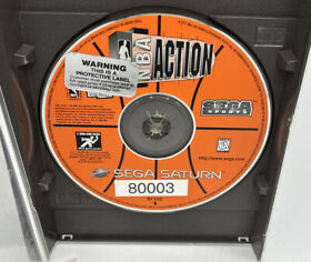 NBA Action Sega Sports (Sega Saturn, 1996) Authentic Disc & Case Tested