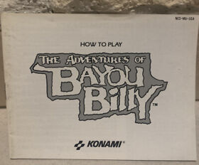 bayou billy Notice Usa ( Nintendo Nes ) 
