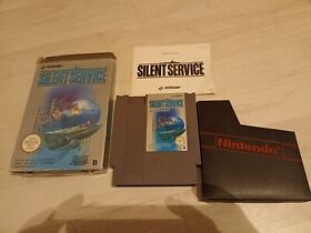 SILENT SERVICE - NINTENDO - NES  - OVP WITH MANUAL | Mit ANLEITUNG!