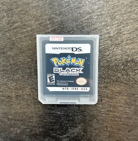 Pokemon Black Version for Nintendo DS NDS 3DS US Game Card 2011 Tested VG US