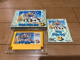 Super Mario Bros 3 BOX and Manual Famicom  Japan NES Nintendo SuperMarioBros