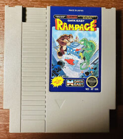 Rampage - Authentic Nintendo NES Game - Working - Cartridge Only