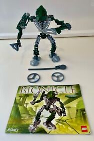 LEGO BIONICLE Toa Hordika 8740 MATUA Complete with Manual, 2 Spinners & Weapons