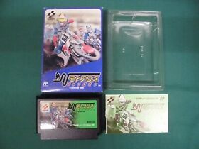 NES -- MOTOCROSS CHAMPION -- Box. Famicom, JAPAN Game. Work. 10584