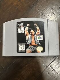 WWF War Zone - Nintendo 64 N64 Game Authentic Tested + WORKING!