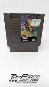 The Simpsons Bart vs The World Nintendo NES Authentic Cart tested free shipping