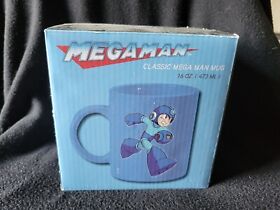 Thinkgeek Mega Man running mug CUP Capcom 8bit nes Video Game X new
