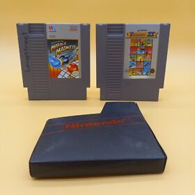 NES LOT OF 2. TRACK & FIELD 2 and marble madness 