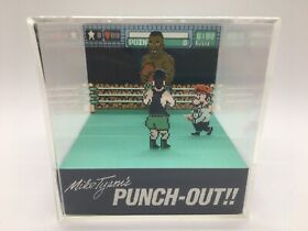 Mike Tyson's Punch Out NES Nintendo Little Mac Shadow Box Diorama Cube