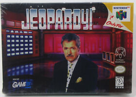 Jeopardy! with Alex Trebek Nintendo 64 N64 Factory Sealed Not WATA CGC VGA