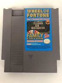 Used RETRO - NES Game - Wheel of Fortune Family Edition - TESTED / VERIFIED 