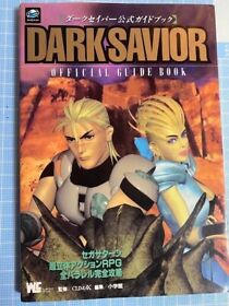 Dark Savior Official Guide Book Sega Saturn game Strategy book Japanese