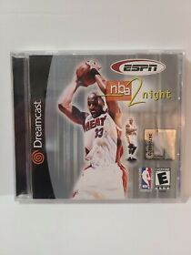 ESPN NBA 2Night Tonight (Sega Dreamcast, 2000) Authentic Complete CIB Basketball