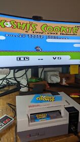 Yoshi's Cookie NES Cartridge + Manual - Tested and Working