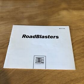 RoadBlasters Road Blasters Genuine NES Nintendo Instruction Booklet Manual