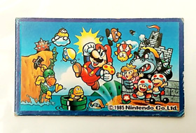 (Game Item) Menko, Famicom, Super Mario Bros, 1985, Retro, Amada, Card.