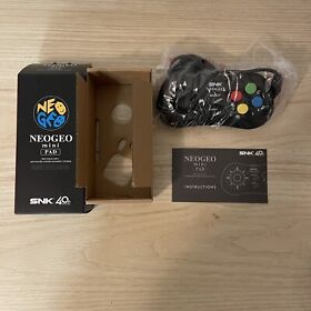 New Unused SNK NEOGEO mini Controller Pad Black Japan International NEO GEO
