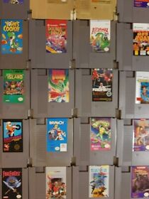 Nintendo NES Game Selection _____ Authentic - Cleaned - Tested - Guaranteed