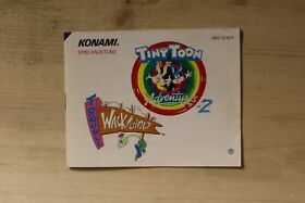 Tiny Toon Adventures 2 NOE - lose Anleitung für Nintendo NES-Spiel PAL-B