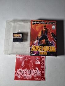DUKE NUKEM 3D for Tiger Game.com *Complete in Box CIB Tested And Working 