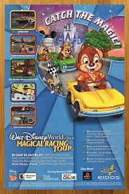 1998 Disney Magical Racing Tour PS1 Dreamcast GBC Print Ad/Poster Video Game Art