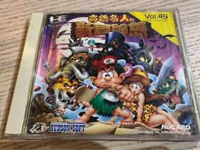 HUDSON Takahashi Meijin New Adventure Island Hu Card NEC PC engine Game Japan