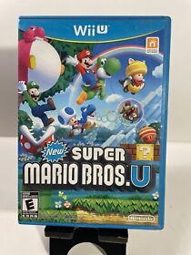 New Super Mario Bros. U (Nintendo Wii U, 2012) Complete Fast S/H