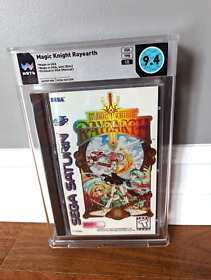 CIB ✹ MAGIC KNIGHT RAYEARTH ✹ Sega Saturn ✹ WATA 9.4 GRADED VIDEO GAME ✹ VGA CGC