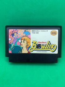 Famicom Perfect Bowling Nintendo NES FC Japan.G230624-4
