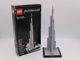 LEGO ARCHITECTURE Burj Khalifa 21008 100% complete box and manual Discontinued