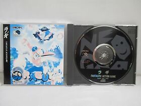 NEOGEO CD -- RAGUY -- JAPAN GAME. SNK. Clean & Work fully!! 17687