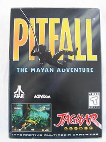 Atari Jaguar 2 games Pitfall: The Mayan Adventure  & Checkered Flag CIB