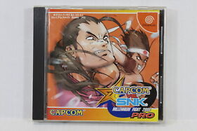 CAPCOM VS SNK Millennium Fight 2000 PRO W/ Spine SEGA Dreamcast DC Japan Import