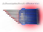 10 x Wolframelektrode ROT WT20 1,6 x 175 zum TIG/WIG WT-20 Wolframelektroden