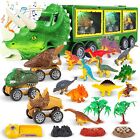 Toyvelt Dinosaur Toys for Kids 3-5 Dinosaur Truck Carrier Comes with 3 Dino