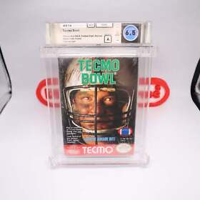 NES Nintendo TECMO BOWL - WATA GRADED 6.5 A! NEW & Factory Sealed with H-Seam!