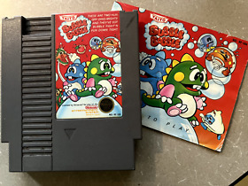 Bubble Bobble NES Nintendo, with player's guide