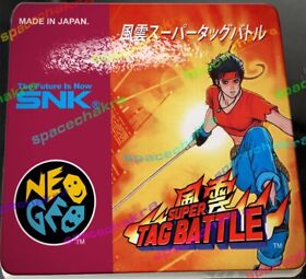 CUSTOM Label Kizuna Encounter Super Tag Battle Neo Geo AES Glossy Vinyl Sticker