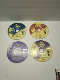Shenmue Sega Dreamcast 2000 GAME DISCS & PASSPORT ONLY TESTED FAST SHIPPER