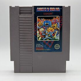 Nintendo NES Ghosts ’N Goblins Authentic Tested & Working Official Capcom 1986