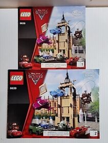 LEGO 8639 DISNEY CARS 2 INSTRUCTION MANUALS 1 AND 2 ONLY 