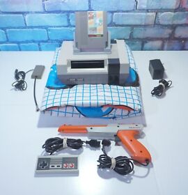 Nintendo Entertainment System NES Console w/ Power Pad Zapper Controller & Game