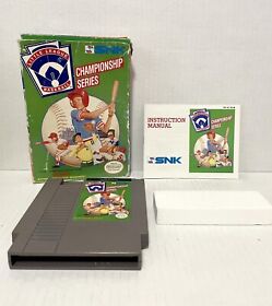 Little League Baseball: Championship Series (Nintendo, NES) CIB Tested Working