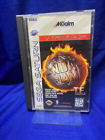 NBA Jam T.E. Tournament Edition Sega Saturn Game w card Arcade Classic