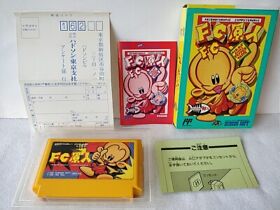 FC GENJIN Bonks Adventure Nintendo FAMICOM (FC) Cartridge,Manual,Boxed -c0419-