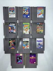 Lot Nes 11 Games Mighty bomb Jack Monopoly, Magician ￼ Cobra, Triangle More